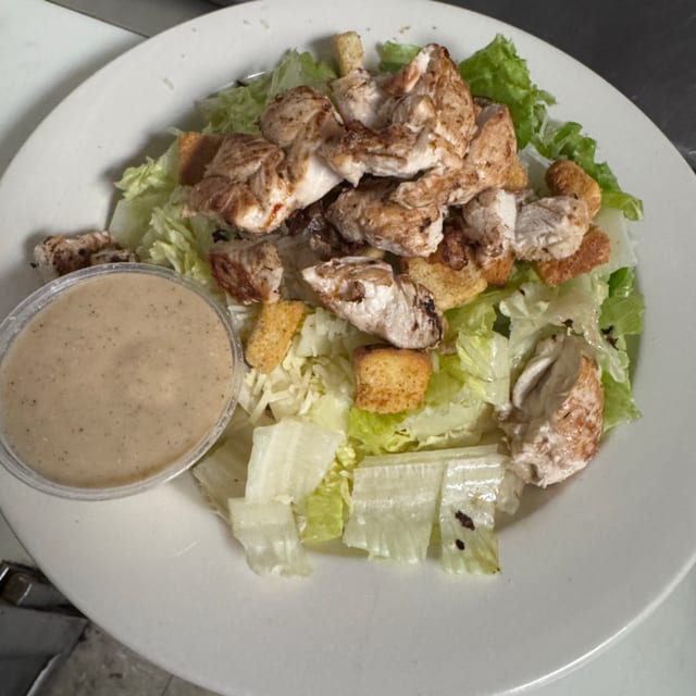 Chicken Caesar Salad.