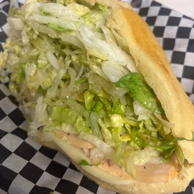 Turkey & Cheese Sub.