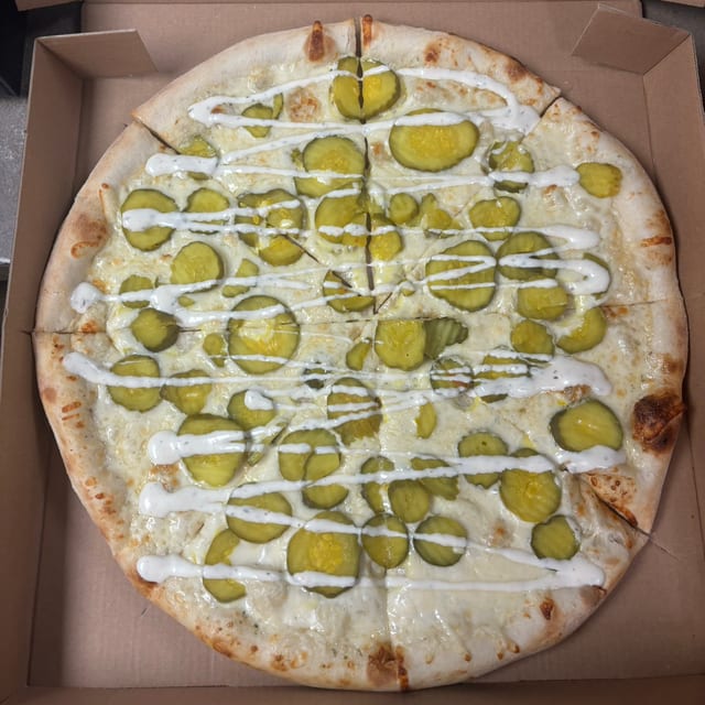 Dill Pickle Pizza.