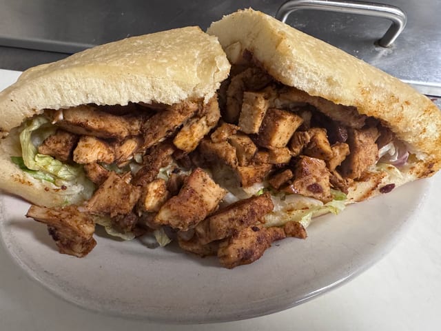 Cajun Chicken Sub.