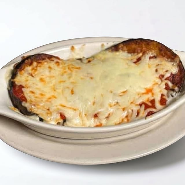 Eggplant Parmigiana.