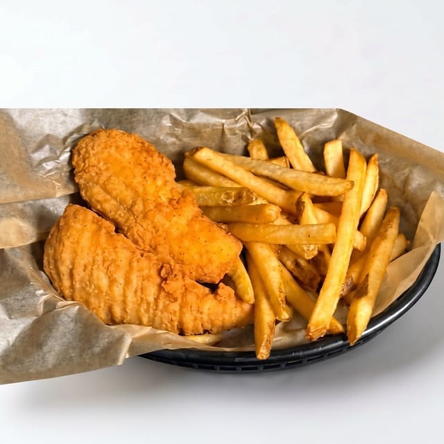 Kids' Chicken Fingers & Fries.