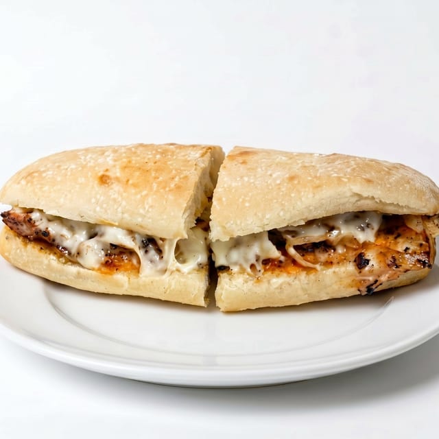 Regular Steak or Chicken Sub.