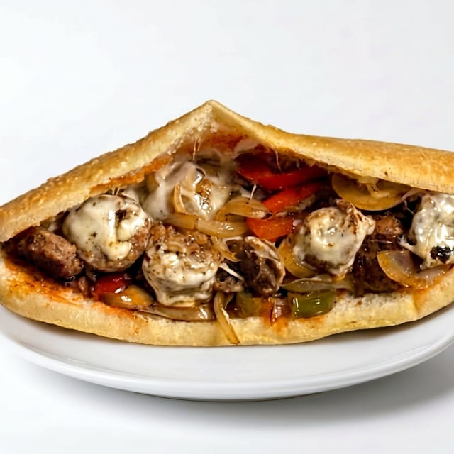 Sausage, Peppers, & Onions Sub.